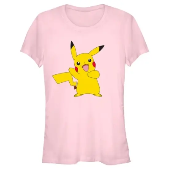 Junior's Pokemon Pikachu Happy Dance T-Shirt image {3}
