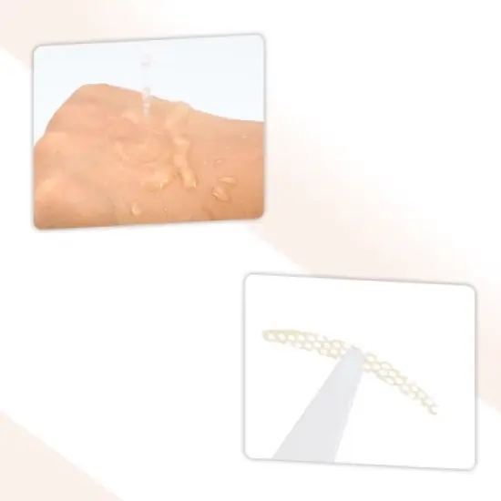 Unique Bargains Double Eyelid Tape with Fork Tweezers 960Pcs 1 Set image {3}