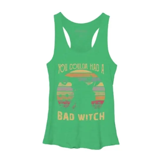 Women's Design By Humans Halloween Funny You Coulda Had Bad Witch By Ering Racerback Tank Top image {9}