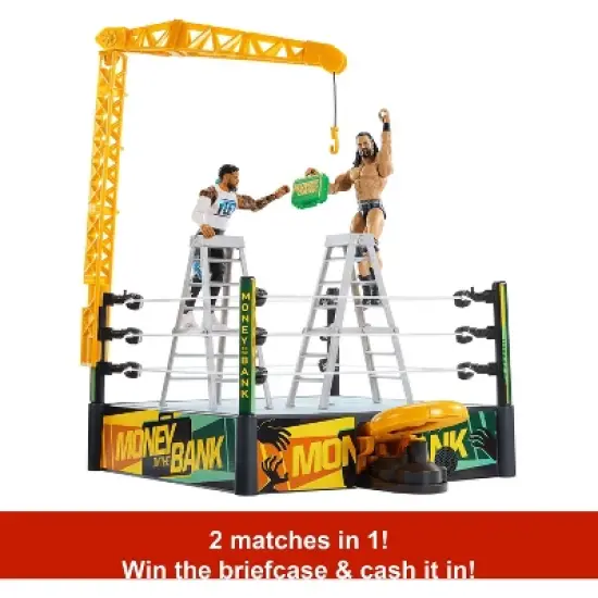 WWE Money in the Bank Cash-In Ring Action Figure Playset image {2}