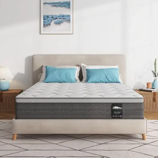 Serweet 8 inch 5-Zone Fiberglass-Free Mattress - Compatible with Platform Bed, Box Spring, or Slat Base image {6}