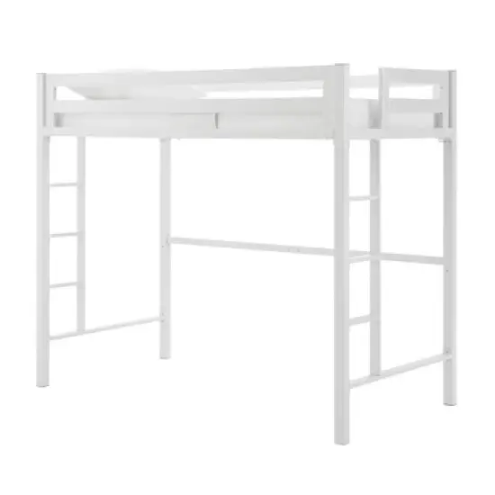 Twin Premium Deluxe Metal Loft Bed - Saracina Home image {2}