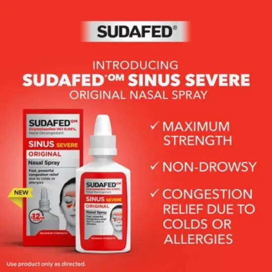 Sudafed Sinus Severe Nasal Spray - 1oz image {2}