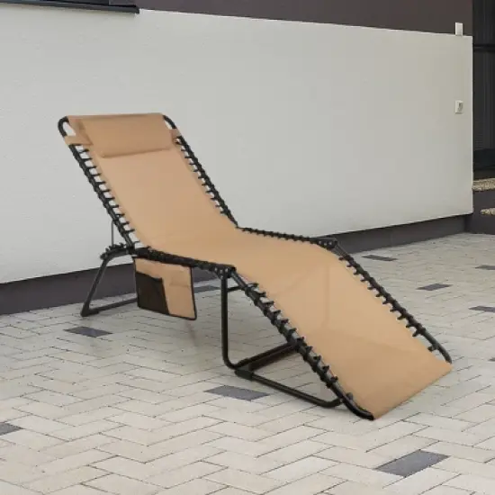 Lavish Home 3 Position Outdoor Lounge Chair image {10}