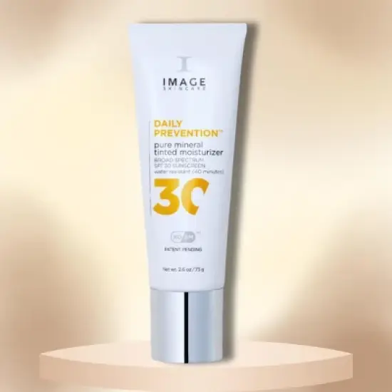 Image Skincare Daily Prevention Pure Mineral Tinted Moisturizer SPF30 | healthy finish while providing broad-spectrum - (2.6 oz) image {2}