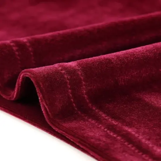 Allegra K Women's Wrap Crop Spaghetti Strap Velvet Cami Tops image {3}