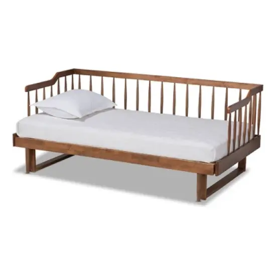 Twin to King Muriel Expandable Spindle Daybed - Baxton Studio image {10}