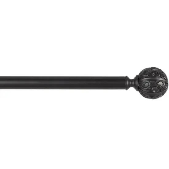 Exclusive Home Vulcan 1" Window Curtain Rod and Finial Set image {2}