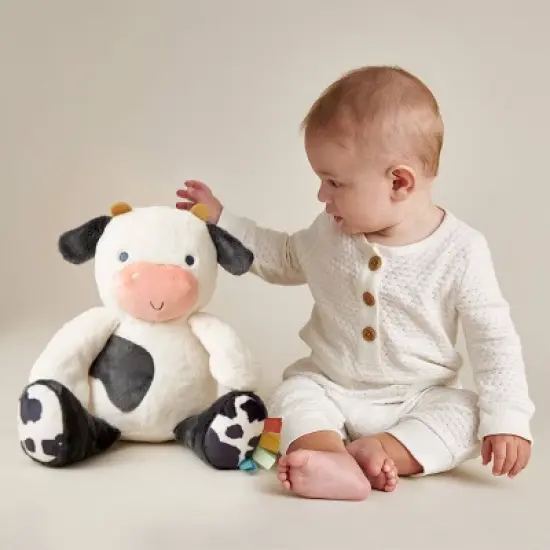 Itzy Ritzy Sweetie Snuggles Plush Stuffed Animal - Cow image {1}