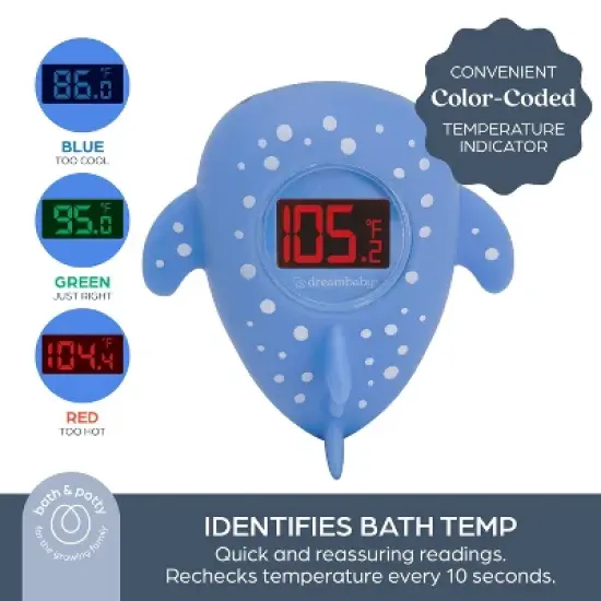 Dreambaby Room and Bath Thermometer - Whaleshark image {4}