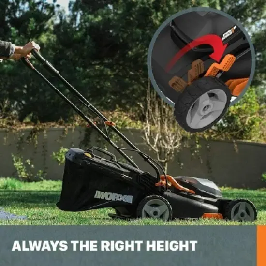 Worx WG911 Power Share 40V Lawn Mower and 20V Grass Trimmer (WG743 and WG163) image {2}