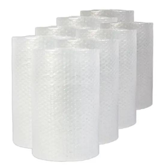 Universal Bubble Packaging, 0.19" Thick, 12" x 200 ft, Perforated Every 12", Clear, 8/Carton image {7}