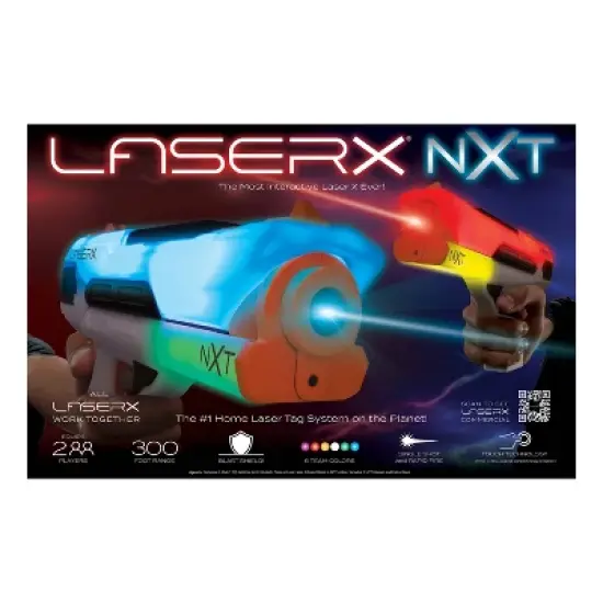 Laser X Max 2 Player 300 Range Toy Blaster image {2}