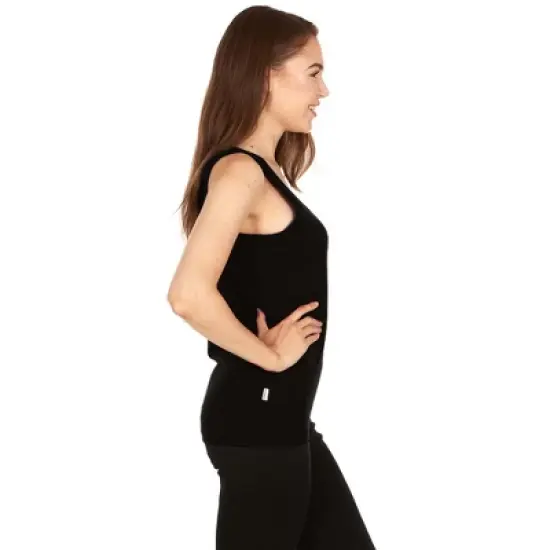 Minus33 Merino Wool Lightweight - Lafayette Women's Tank Top 100% Merino Wool Black S image {2}