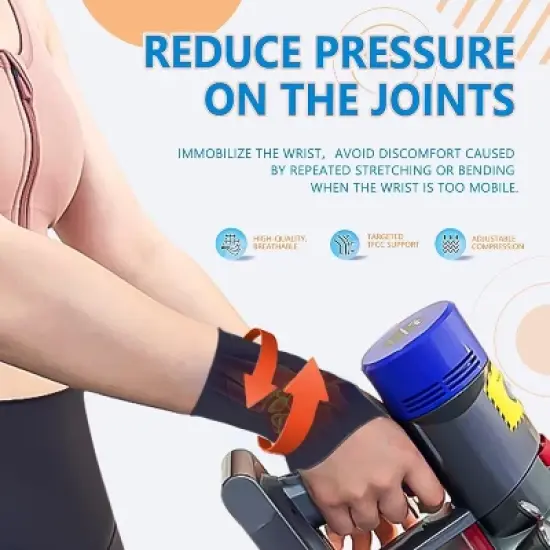 Wrist Brace,Wrist Support for Carpal Tunnel Pain Relief,Ulnar Wrist Brace Ultra-Thin Elastic for Tear image {3}