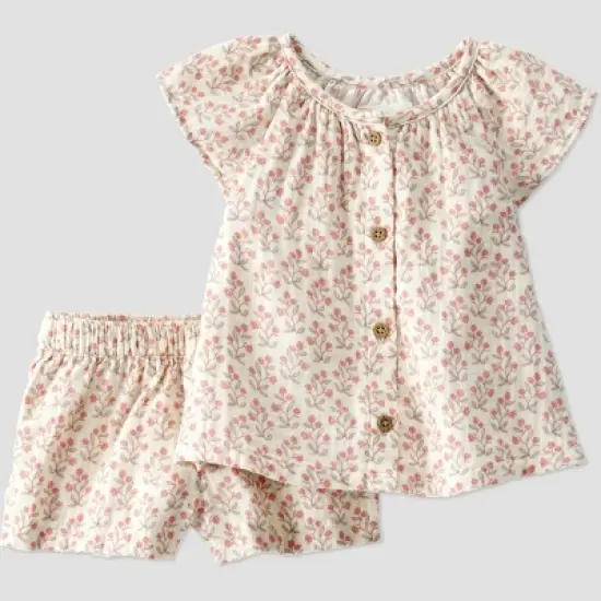 Little Planet by Carter's Organic Baby Girls' Woven Coordinate Set image {4}