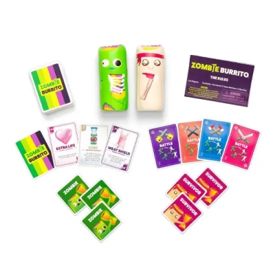 Zombie Burrito Party Game: Exploding Kittens, Fun Social Skills Card Party, 2-6 Players, 15 Min Play image {3}