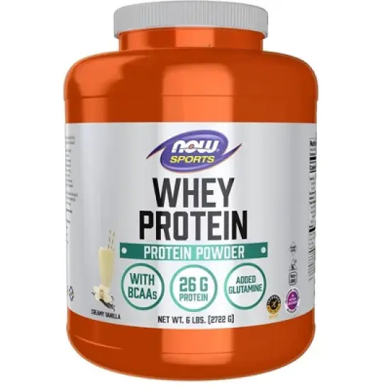 Whey Protein-Vanilla by Now Foods  -  6 lbs Powder image {3}