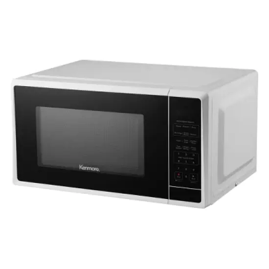 Kenmore 1000W Countertop Microwave White: 1.1 Cu Ft, Child Lock, 10 Power Levels, Digital Display, Express Cook, Defrost image {4}