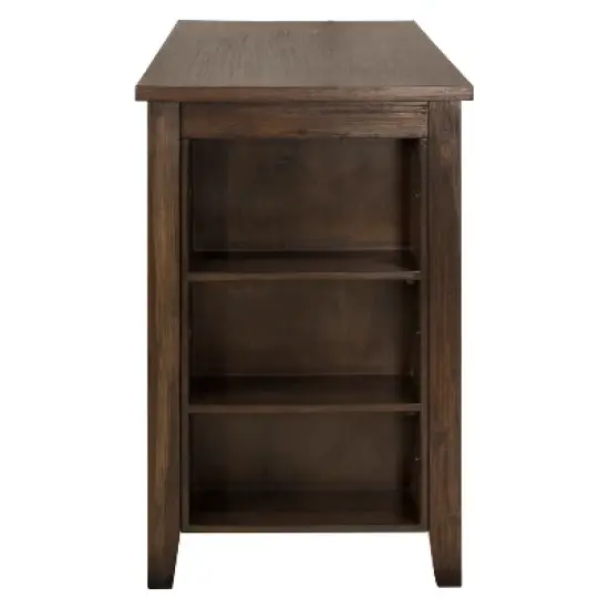 Spencer Wood Counter Height Dining Table Dark Espresso - Hillsdale Furniture image {1}