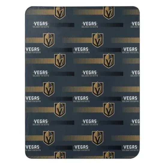 NHL Vegas Golden Knights Double Sided Cloud Throw Blanket image {1}