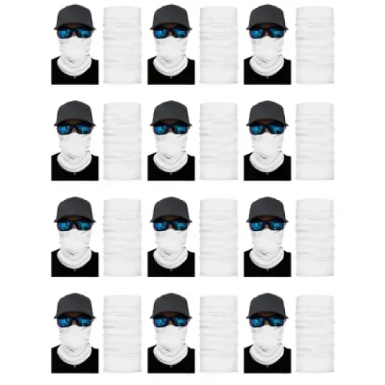 12 Pack Multifunctional Neck Gaiters for Dust Sun Wind and Cold Protection image {16}