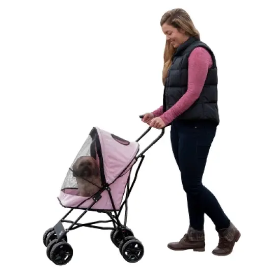 Pet Gear Travel Lite Dog Stroller - Pink - S image {1}