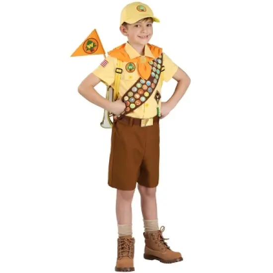 HalloweenCostumes.com Kid's Deluxe Disney UP Russell Halloween Costume | Boy's Wilderness Explorer Adventure Outfit | Disney Costumes for Dress-Up image {9}