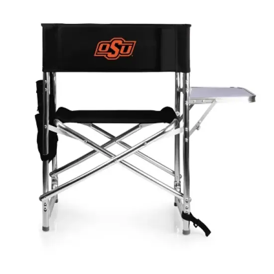 NCAA Oklahoma State Cowboys Portable Camp Chair with Side Table image {7}