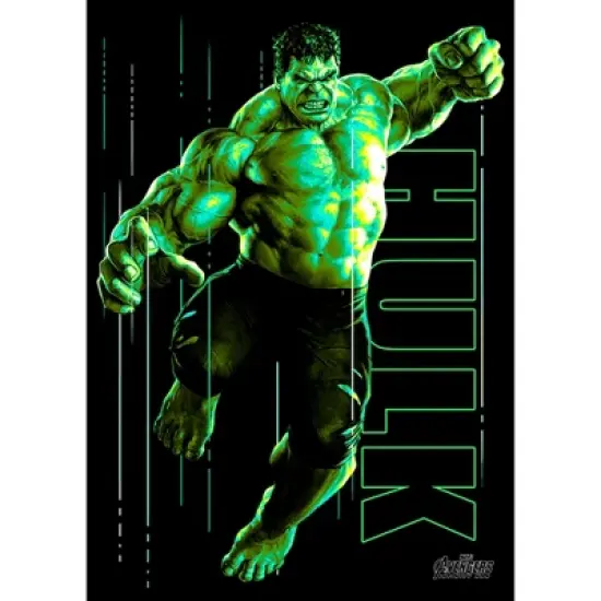 Boy's Marvel Avengers: Infinity War Incredible Hulk Jump Smash T-Shirt image {1}