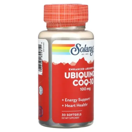 Solaray Ubiquinol CoQ10, Enhanced Absorption, 100 mg, 30 Softgels image {3}