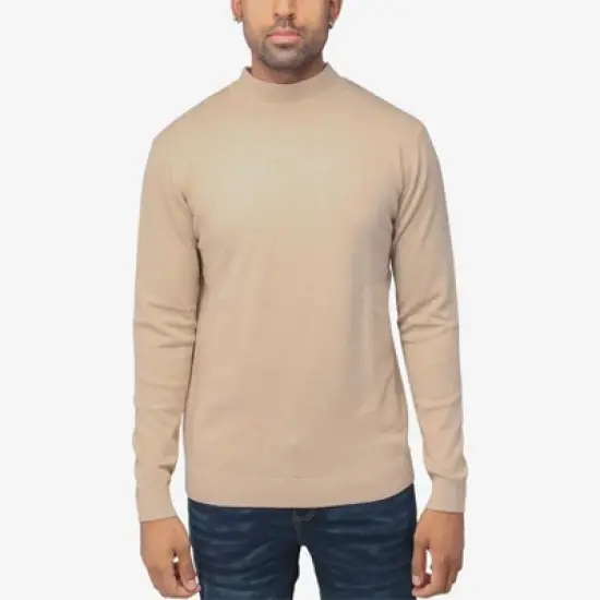 X RAY Men's Soft Slim Fit Turtleneck, Mock Neck Pullover Sweaters for Men(Big & Tall Available) image {8}