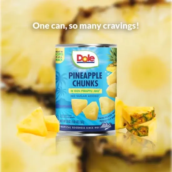 Dole Pineapple Chunks in Juice - 20oz image {5}