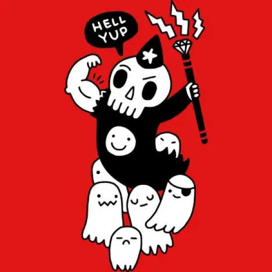 Men's Design By Humans Super Duper Necromancer By obinsun Tank Top image {1}