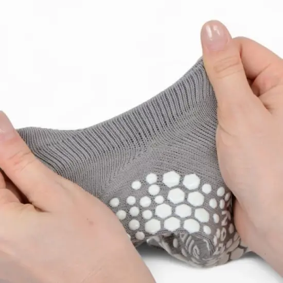 Anna-Kaci Women's Open-Toe Grip Socks for Yoga and Pilates with Non-Slip Soles and Arch Support image {6}