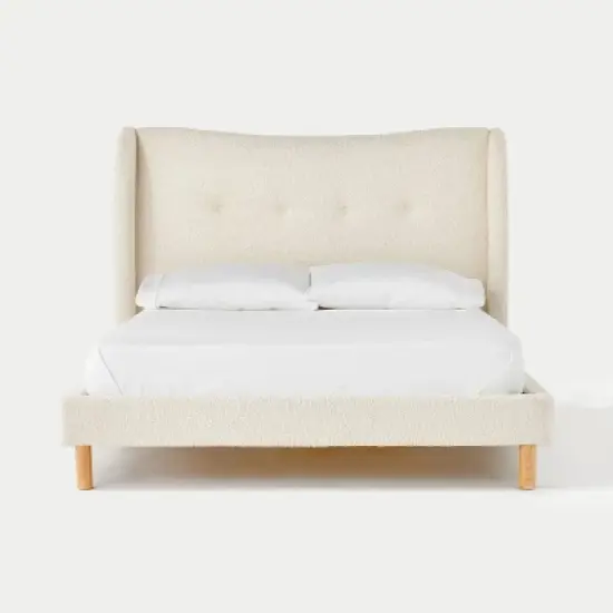 Kessler Bed in Cream Faux Shearling - Threshold&trade; designed with Studio McGee image {2}
