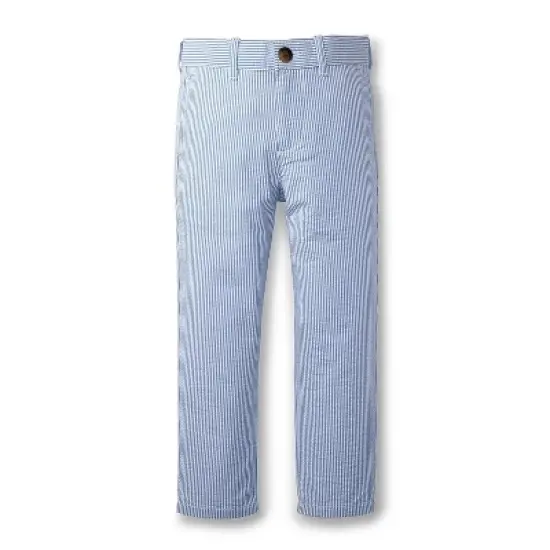 Hope & Henry Boys' Organic Cotton Seersucker Suit Pant, Toddler image {7}