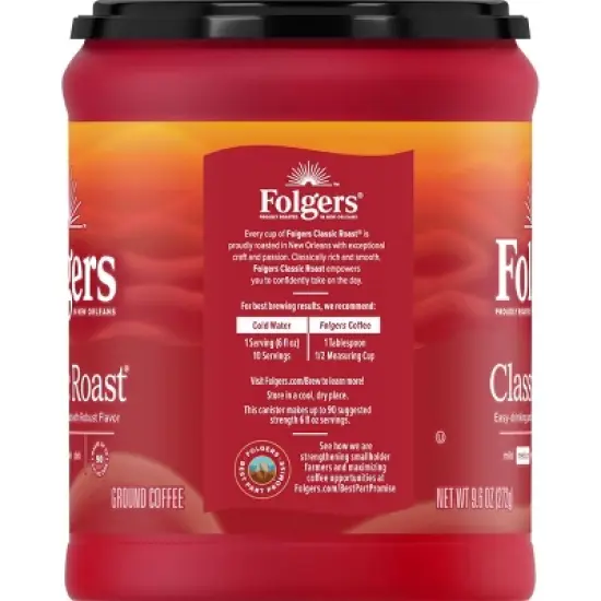 Folgers Classic Medium Roast Ground Coffee image {2}