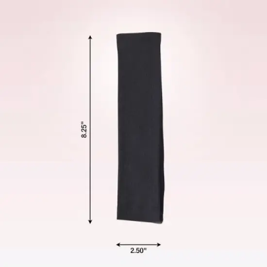 sc&uuml;nci No Damage Stretch Fabric Headbands - Black - All Hair - 5pcs image {3}