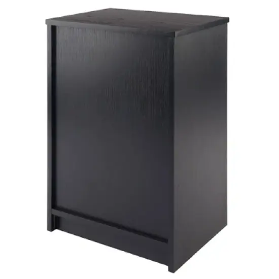 Ava Nightstand with 2 Drawers Black - Winsome image {6}