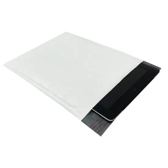 UOFFICE Pack of 200 Poly Bubble Mailer Bags 8.5" x 12"- #2 White Envelopes image {7}