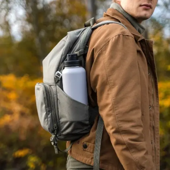 HydraPeak 32oz Wide Mouth Stainless Steel Water Bottle image {7}