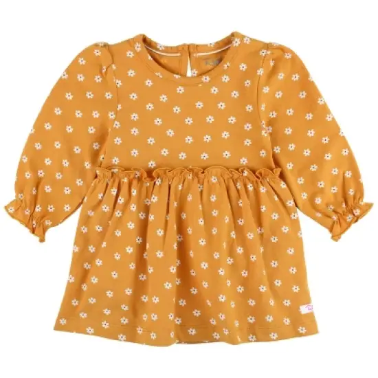 RuffleButts Infant Girls Long Sleeve Skirted Romper image {7}