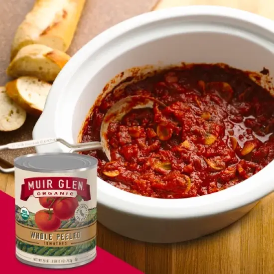 Muir Glen Whole Peeled Tomatoes 28oz image {2}