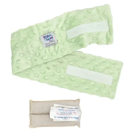 Happi Tummi Fast Relief Colic & Gas, Natural Wrap, Infants to 36 Months, Green, 1 Wrap & 1 Herbal Pouch image {2}