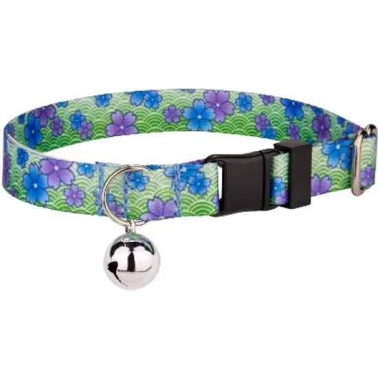 Country Brook Petz&reg; Blue April Blossoms Cat Collar image {4}