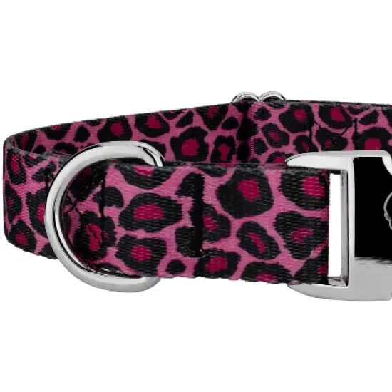 Country Brook Petz Premium Pink Leopard Collar and Leash image {3}