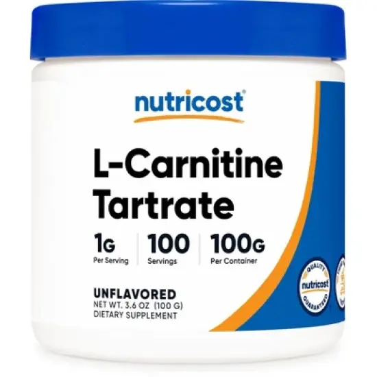 Nutricost L-Carnitine Tartrate Powder (100 Grams) image {5}