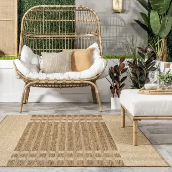 nuLOOM Lila Modern Striped  Indoor/Outdoor Area Rug image {7}