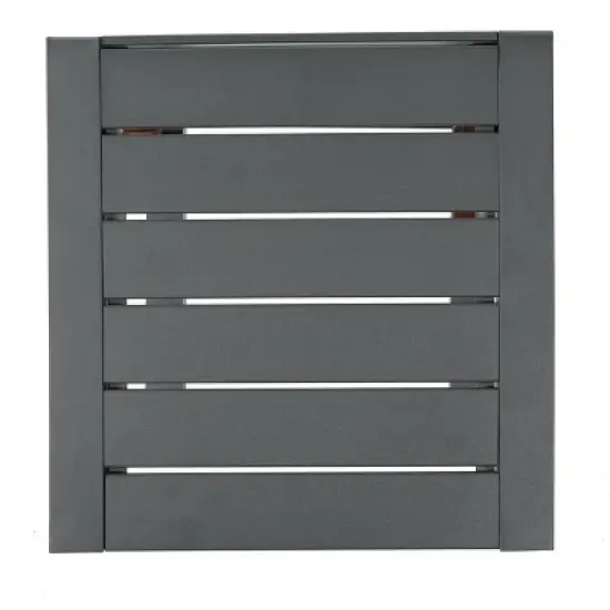 FURNIinspire Patio End Table, C-Shaped Side Table, Compact, Stylish, and Versatile, Gray, 15"*14.5"*24" image {1}